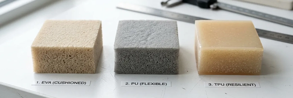 EVA vs PU vs TPU Insoles: Full Performance Comparison