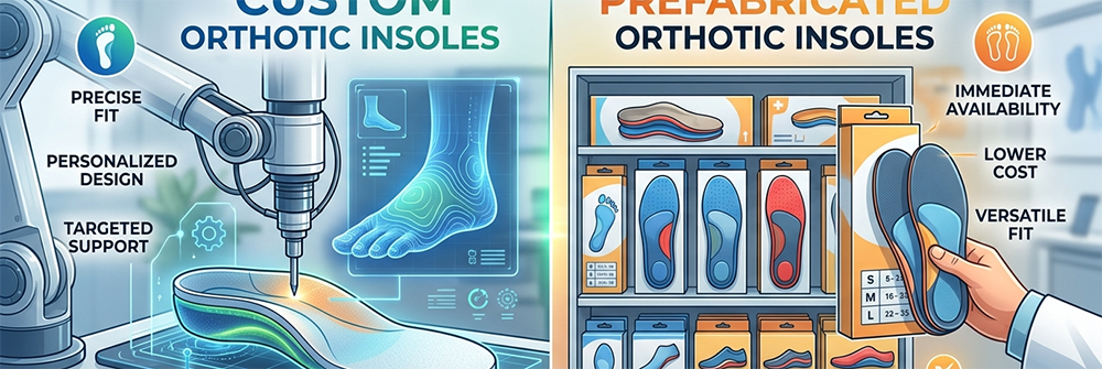 Custom Orthotic Insoles vs. Prefabricated Orthotic Insoles: Which Is the Better Choice for Your Business?