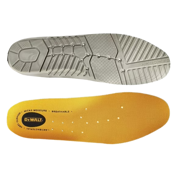 DeWalt Professional Replacement Insole - Dual Density Anti-Bacterial PU Comfort Footbed