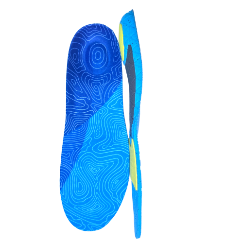 Multi-Density Dynamic Cushioning Insoles with Ultra-Fine Velvet & High-Hardness Support Chassis