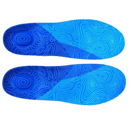Multi-Density Dynamic Cushioning Insoles with Ultra-Fine Velvet & High-Hardness Support Chassis