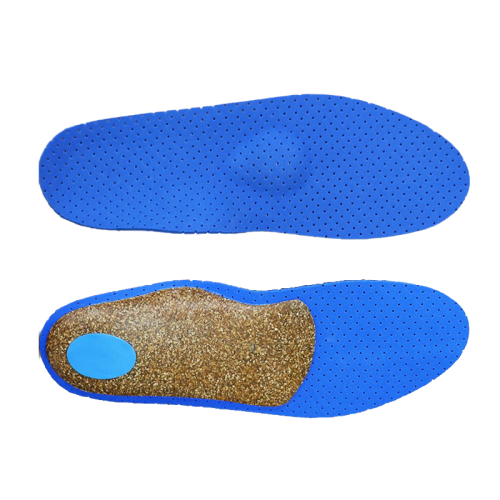 cork shell arch support ventilation high elastic eva insole for plantar fasciitis insoles