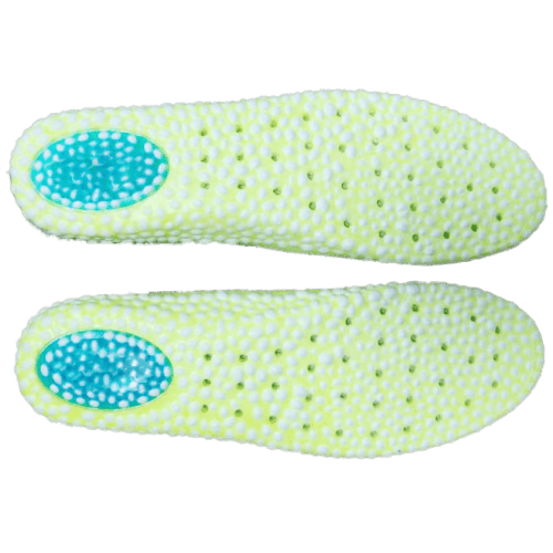 High-Rebound PU Popcorn Insole with Heel Gel Cushioning