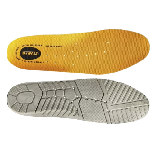 DeWalt Professional Replacement Insole - Dual Density Anti-Bacterial PU Comfort Footbed