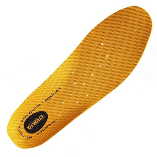 DeWalt Professional Replacement Insole - Dual Density Anti-Bacterial PU Comfort Footbed