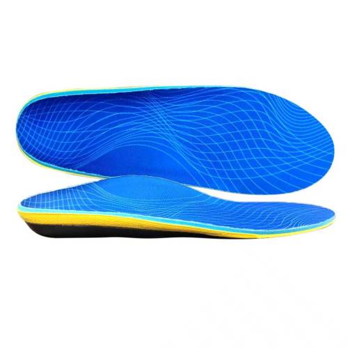 Sublimated Multi-Density Arch Support Orthotic Performance Insole To Prevent Plantar Fasciitis
