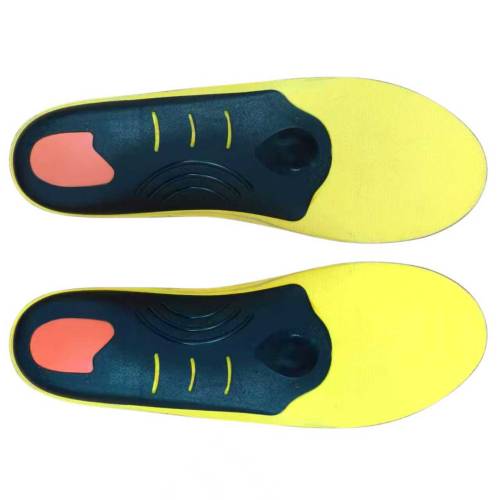 Sublimated Multi-Density Arch Support Orthotic Performance Insole To Prevent Plantar Fasciitis