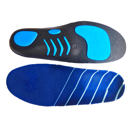 Full-Length Stability Orthotic Insole with Multi-Zone Cushioning