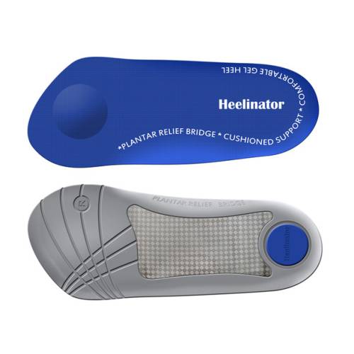 3/4 Length Heel Pain Orthotic for Plantar Fasciitis and Heel Spurs With Arch Support
