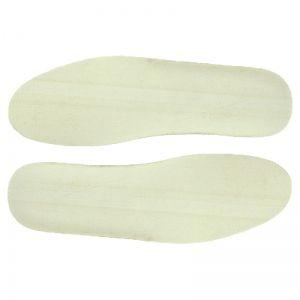 White Canvas PU Comfortable Breathable Work Insole