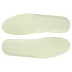 White Canvas PU Comfortable Breathable Work Insole